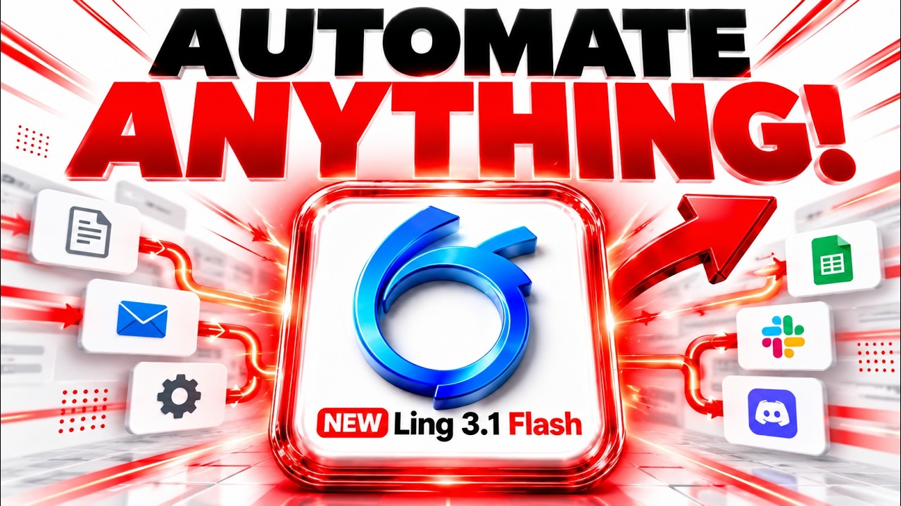 video thumbnail for 'Build and Automate Anything with Ling 3.1 Flash! 🔥'