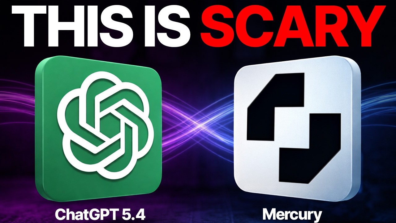video thumbnail for 'Mercury  + ChatGPT 5.4 is INSANE! 🤯'