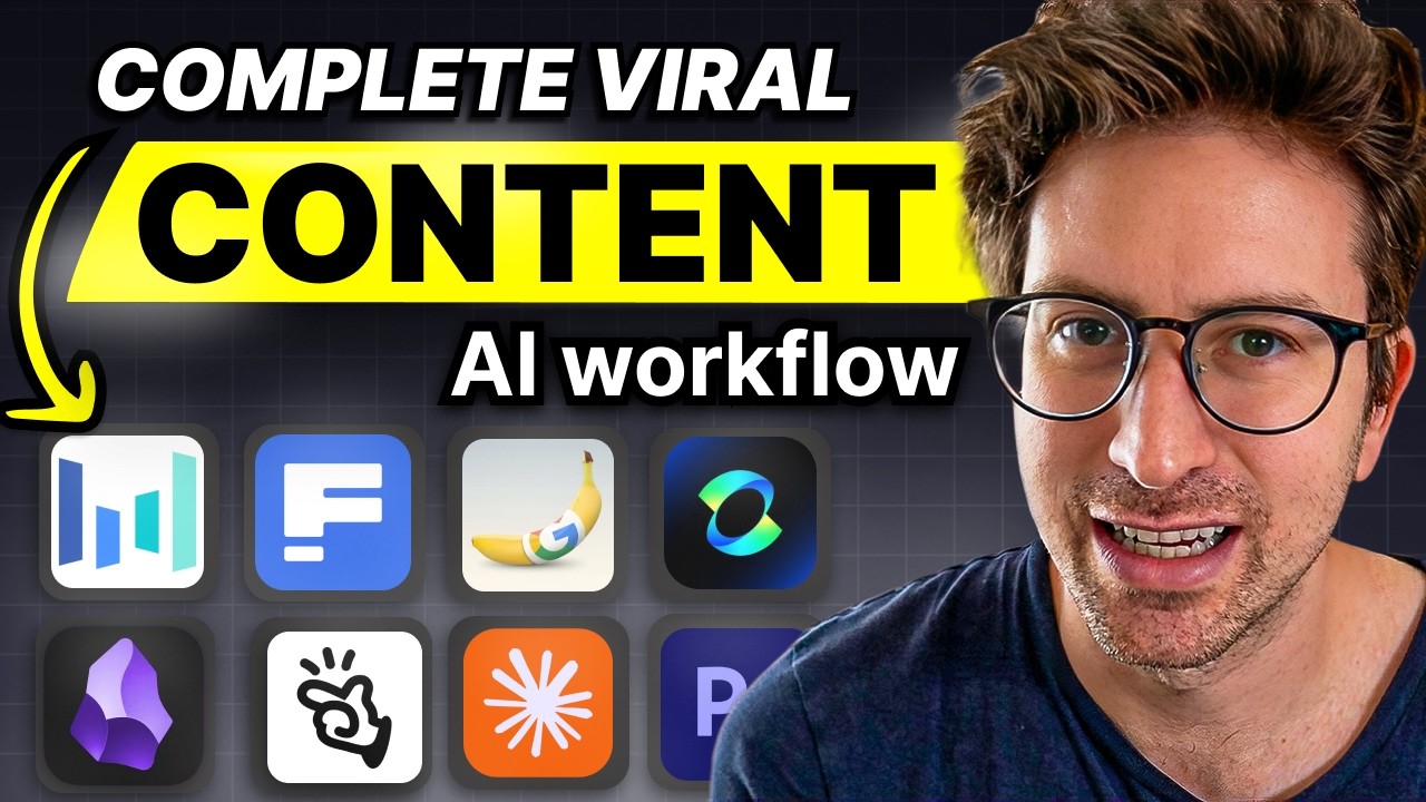 video thumbnail for 'Create scroll stopping content with this AI stack'