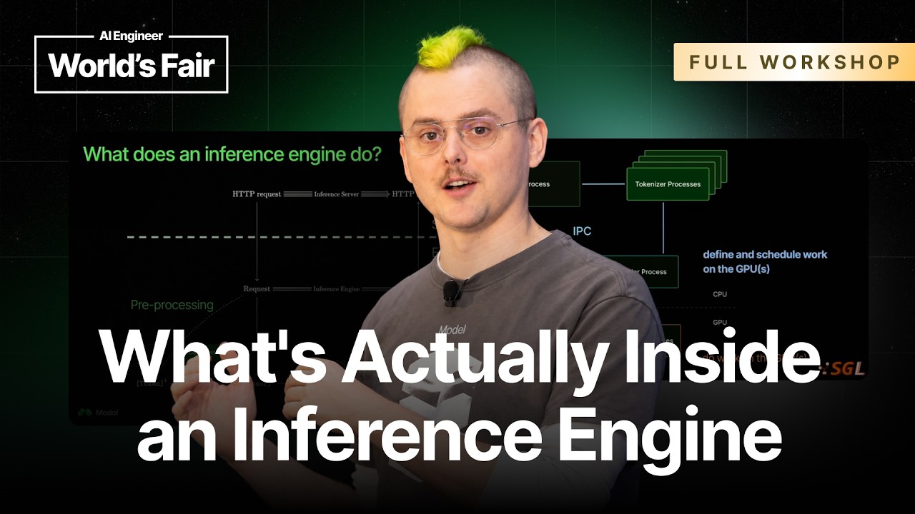 video thumbnail for 'What Is an Inference Engine, Anyway? — Charles Frye, Modal'